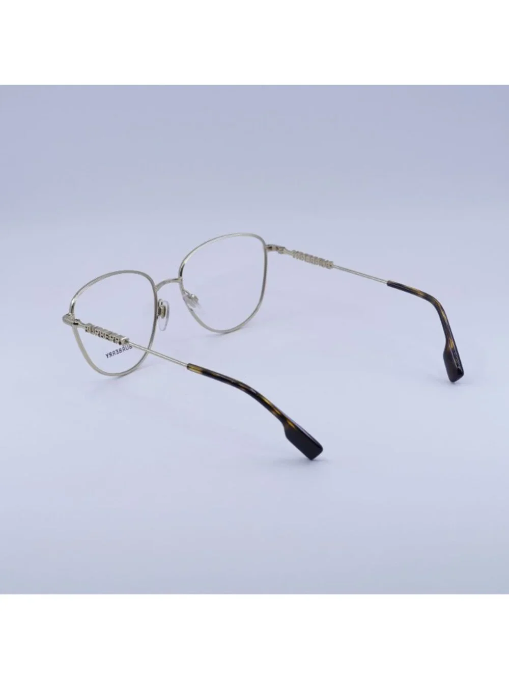 Burberry BE1376 1340 Eyeglasses Light Gold 55mm Cat Eye Frame